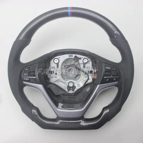 BMW X5 F15 X6 F16용 교체용 실제 탄소 섬유 스티어링 휠