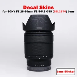 for Sony 28-70 Lens Sticker Decal Skin For Sony FE 28-70mm f/3.5-5.6 OSS Lens Protector Coat SEL2870 Lens Wrap Cover Case