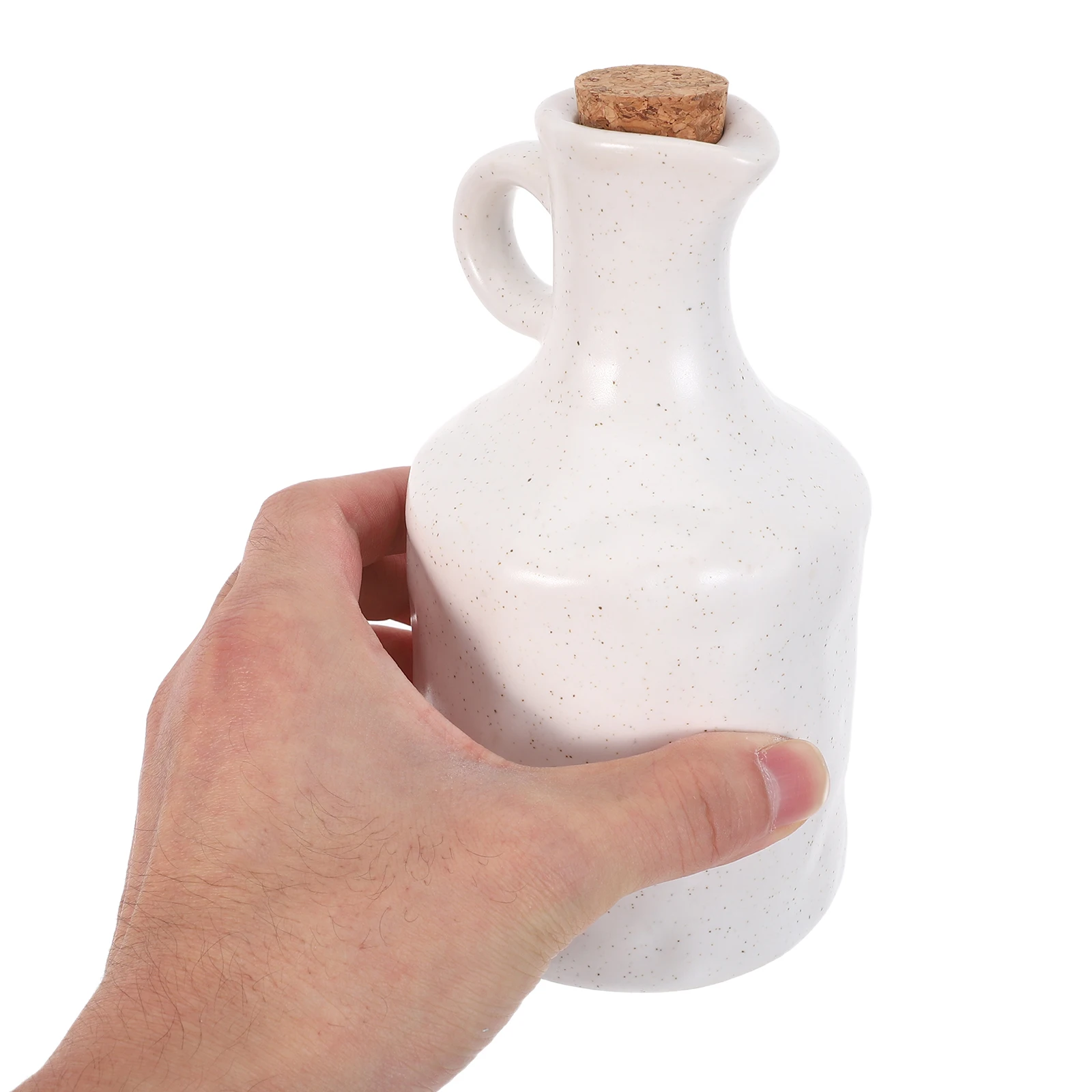 

400Ml Ceramic Bottle Kitchen Olive Oil Dispenser Vinegar Pot For Soy Sauce Japanese Condiment Cruet Seasoning Jar Cooking Oil