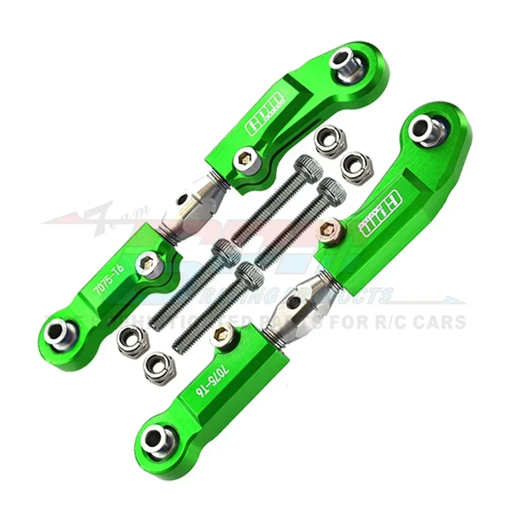 GPM Metal 7075 Alloy Front Steering Tie Rod AR330230 + AR340070 for ARRMA 1/7 FELONY INFRACTION LIMITLESS V2 1/8 TYPHON 6S BLX
