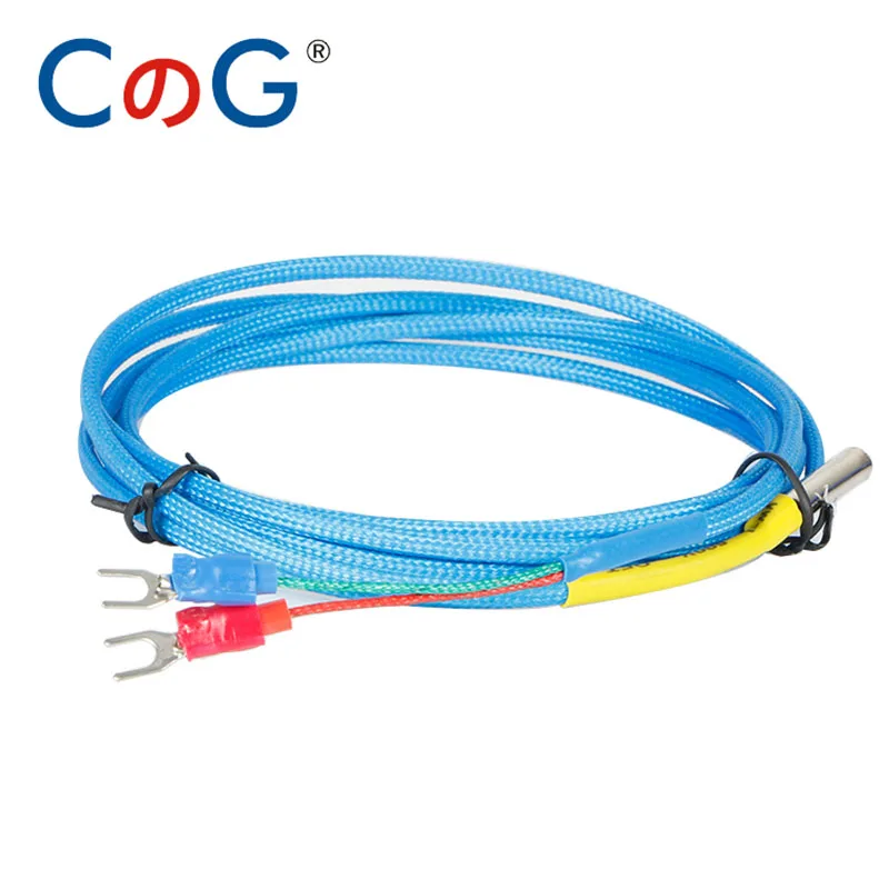 CG 4mm*30mm 1m 2m 3m 5m Probe Type Probe Thermocouple K J Temperature Sensor Cable for Industrial Temperature Controller