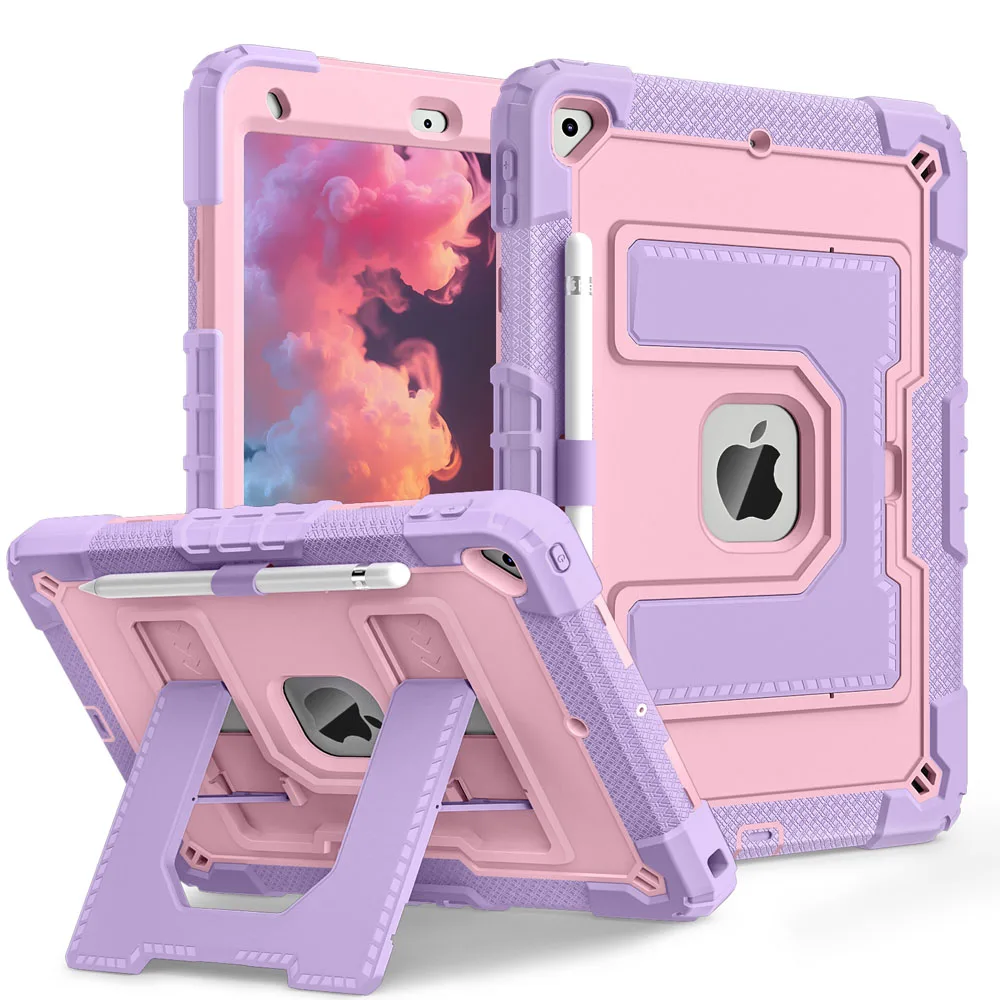 Shockproof Case for iPad 2026 12th Gen 11inch A3401 A3402 A3403 Multi-Viewing Stand Cover Four Corner Anti-Drop Protective Shell