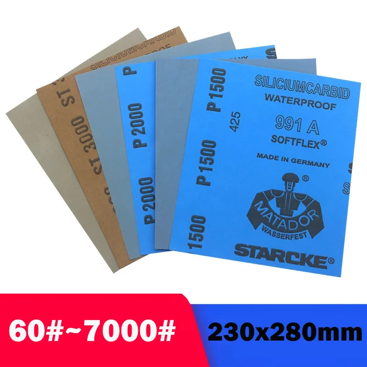 

Влажная и сухая наждачная бумага формата А4 60 # -7000 # 230x280 мм абразивный полировальный инструмент абразивная наждачная бумага листы бумаги отделка поверхности