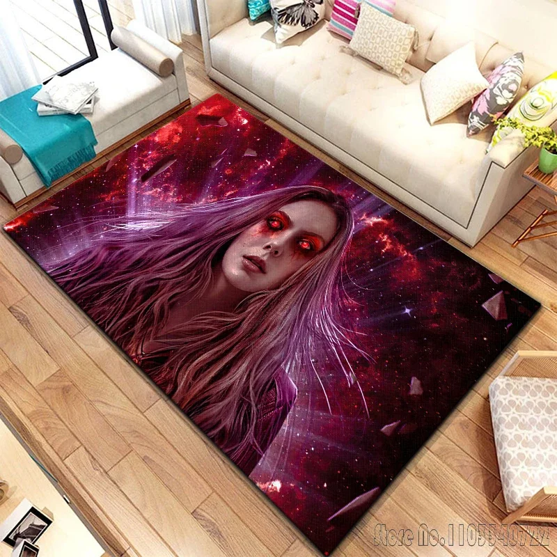 Scarlet Witch printed area Cartoon Rug Carpets 120x160cm Decor for Living Room Children's Bedroom Sofa Bathroom Kids Floor Mat