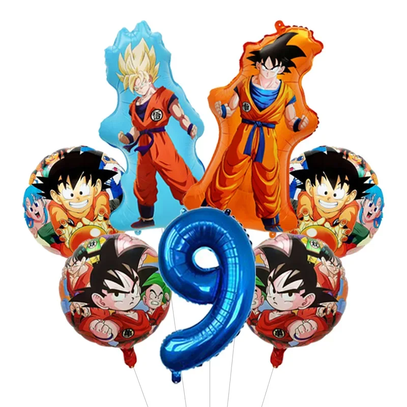 Dragon Ball Z Themen-Bachelor-Party Ballon-Set Vier-Sterne-Folienballon mit Goku-Aufdruck für Anime-Fans Feier – Detail 36