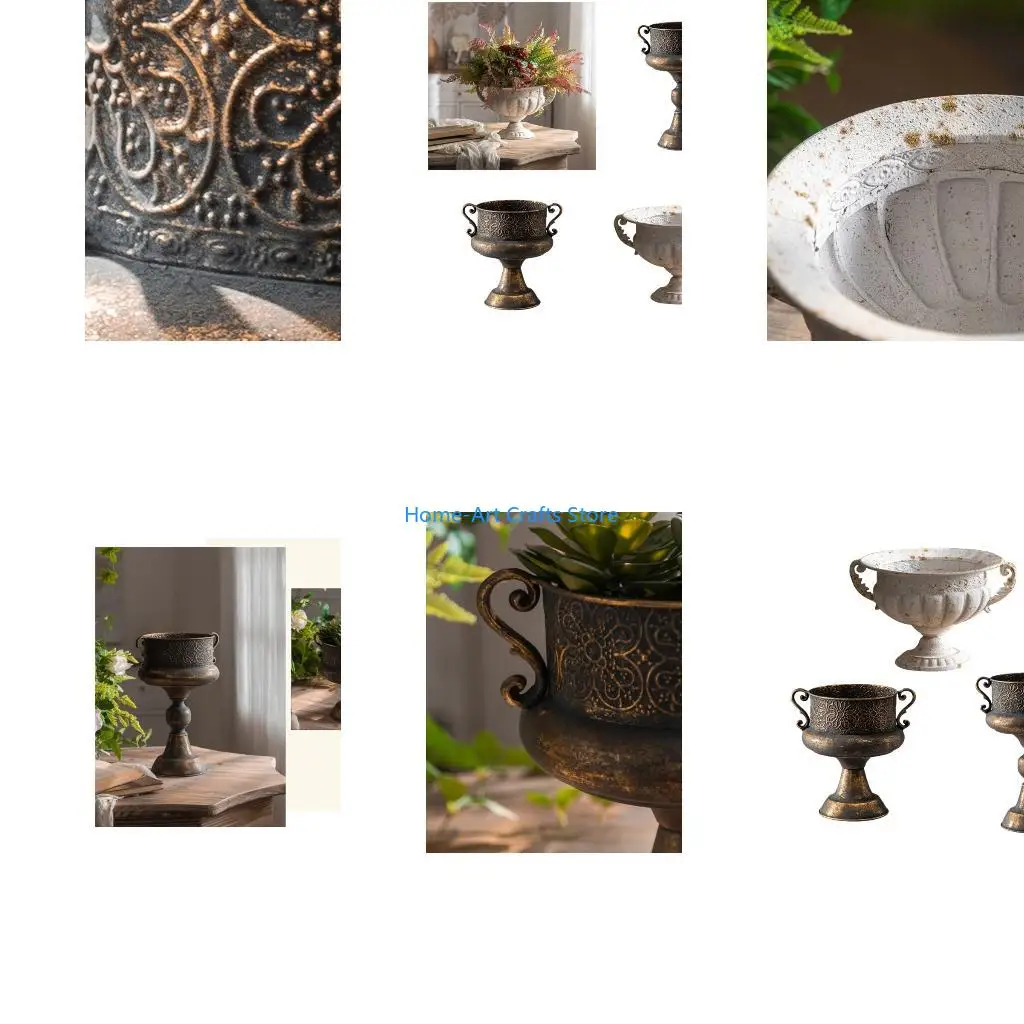 Y3NA Round Opening Flower Pot Planter Featuring Timelessly Charm Enhancing Traditional Modern Environment Living Space Home Use
