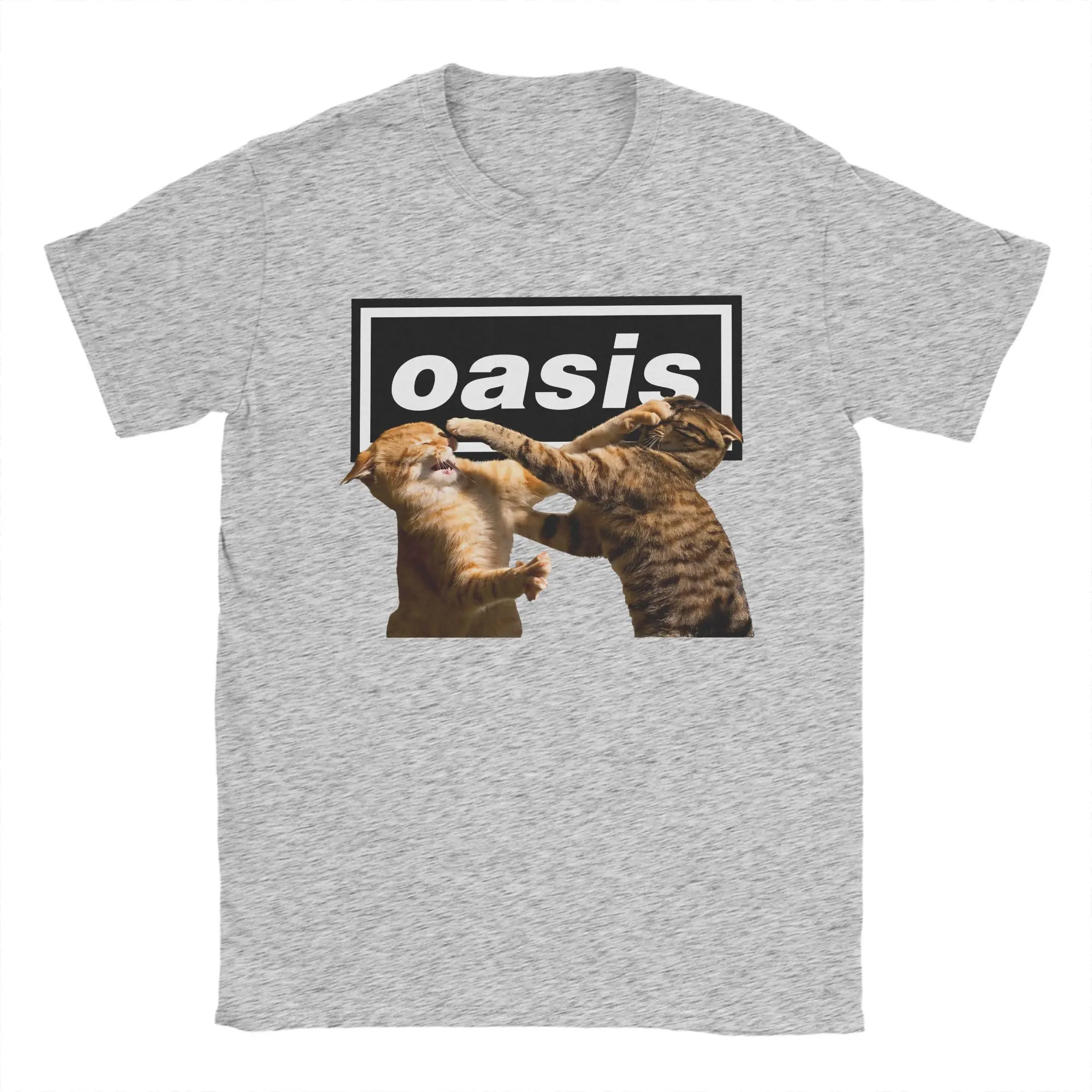 O-Oasised Gallagher كيتيز تي شيرت للرجال القطن تي شيرت تقليدي س الرقبة تي شيرت ملابس قصيرة الأكمام هدية عيد ميلاد