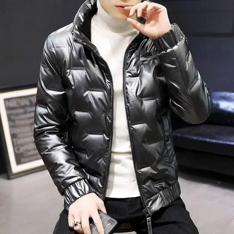 Men\'s Coats Winter Warm Stand Collar Male Quilted Padded Jackets Thick Stylish Cold Cheap Sale Casual Luxury Designer Padding