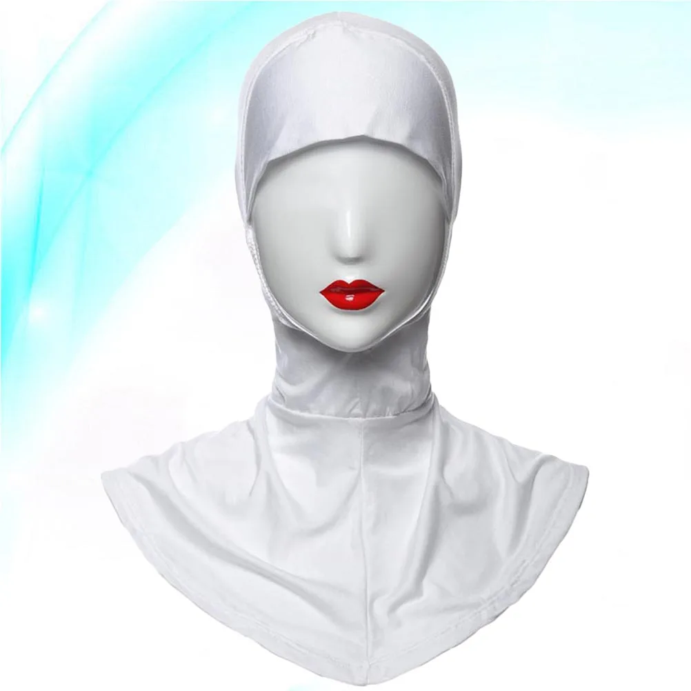 

Women Adjustable Muslim Hijab Scarf Head Wrap Shawl Bonnet Breathable Modal Comfortable Inner Hijab Full Cover Headwear 43X45Cm