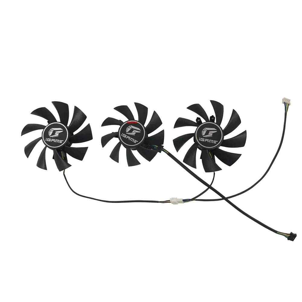75MM*1+85MM*2 Graphics Card Fan GPU Cooler For Colorful iGame GeForce RTX 2060 GTX 1660 Ti SUPER Ultra,VGA Video Card Fan
