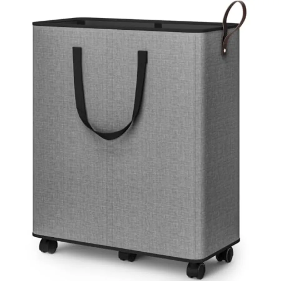 

Корзина для белья на колесиках, складная, с ручками, съемными колесами, передвижная корзина для стирки