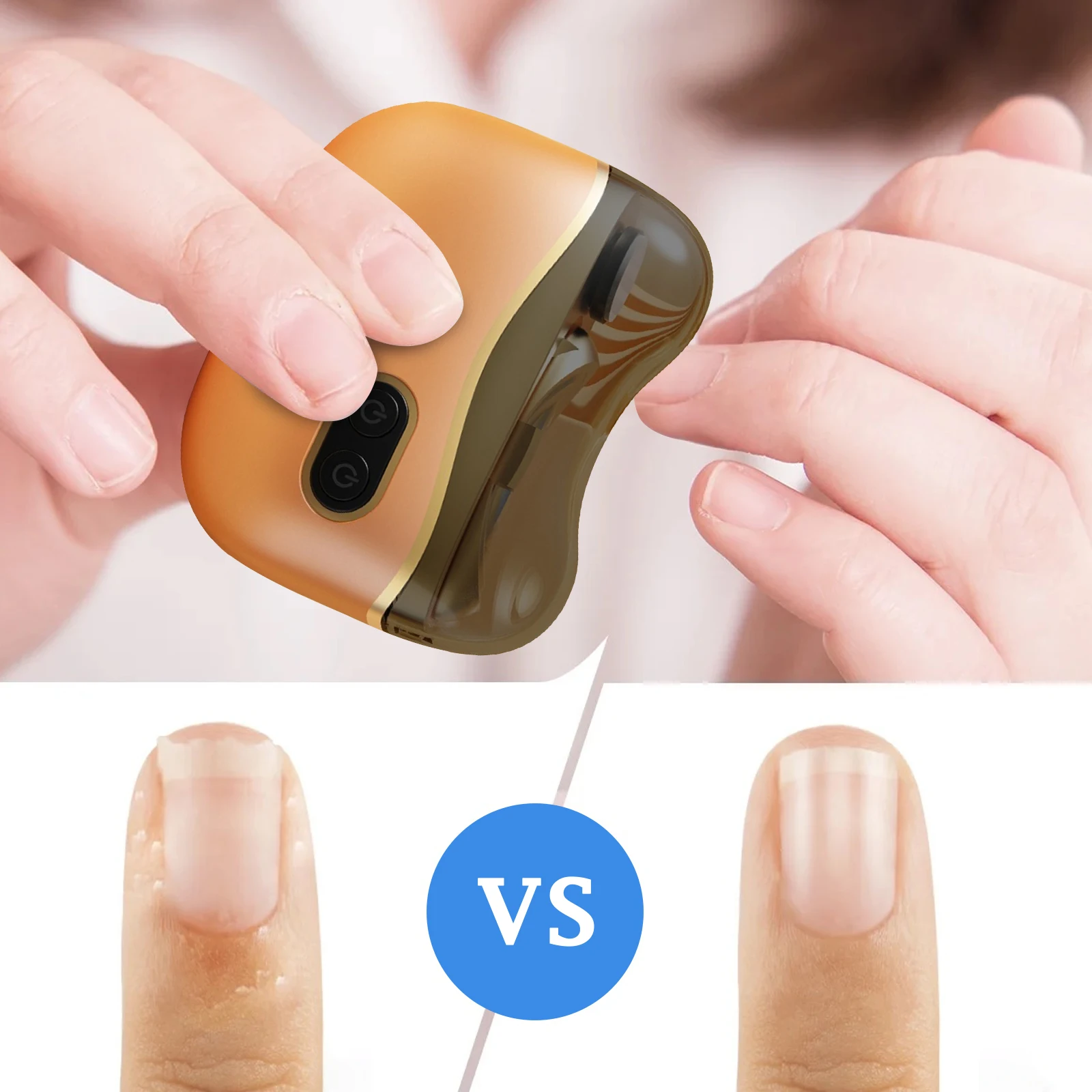 

Портативные электрические кусачки для ногтей для пожилых людей, автоматические ножницы три в одном, автоматические ножницы для педикюра, полировки ногтей, кусачки для ногтей