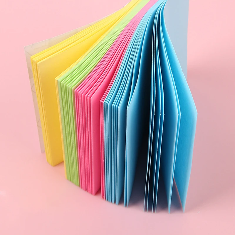 100 Blatt farbige Haftnotizen: Schlichte und stark haftende Notizblöcke für Schule, Büro und Nachrichten – jetzt erhältlich – Detail 6