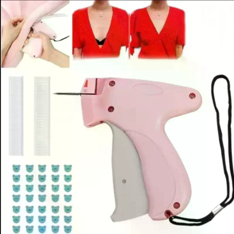 Label Gun Quilt Holder Hangtag Gun Soft Silicone Pinless Snap Single Needle Sewing Gun Non-Tracking Sheet Anti-slip Tool
