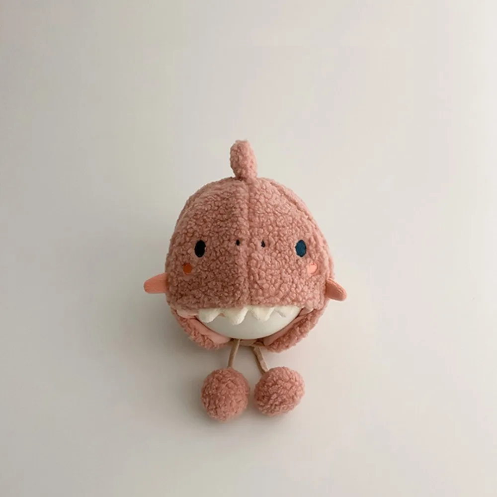 

New Thickened Bonnet Caps Plush Knitted Ear Protection Cap Winter Warm Polar Fleece Beanie Autumn Winter