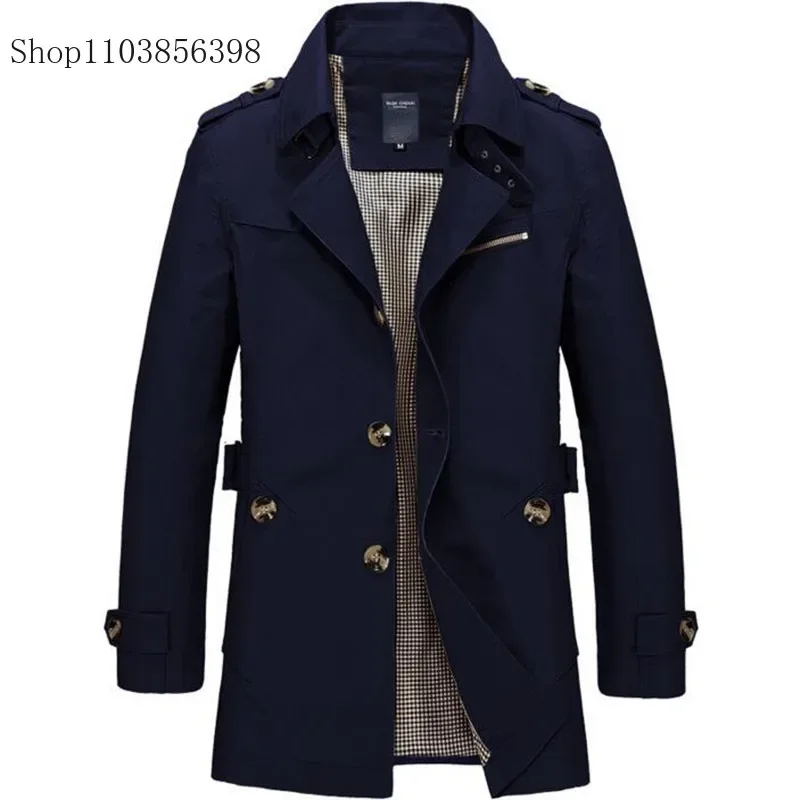 Jacket Men Spring Autumn Windproof Jacket Male Luxury Slim Jacket for Business Office Outdoor Motorcycle Coats Men Windbreaker