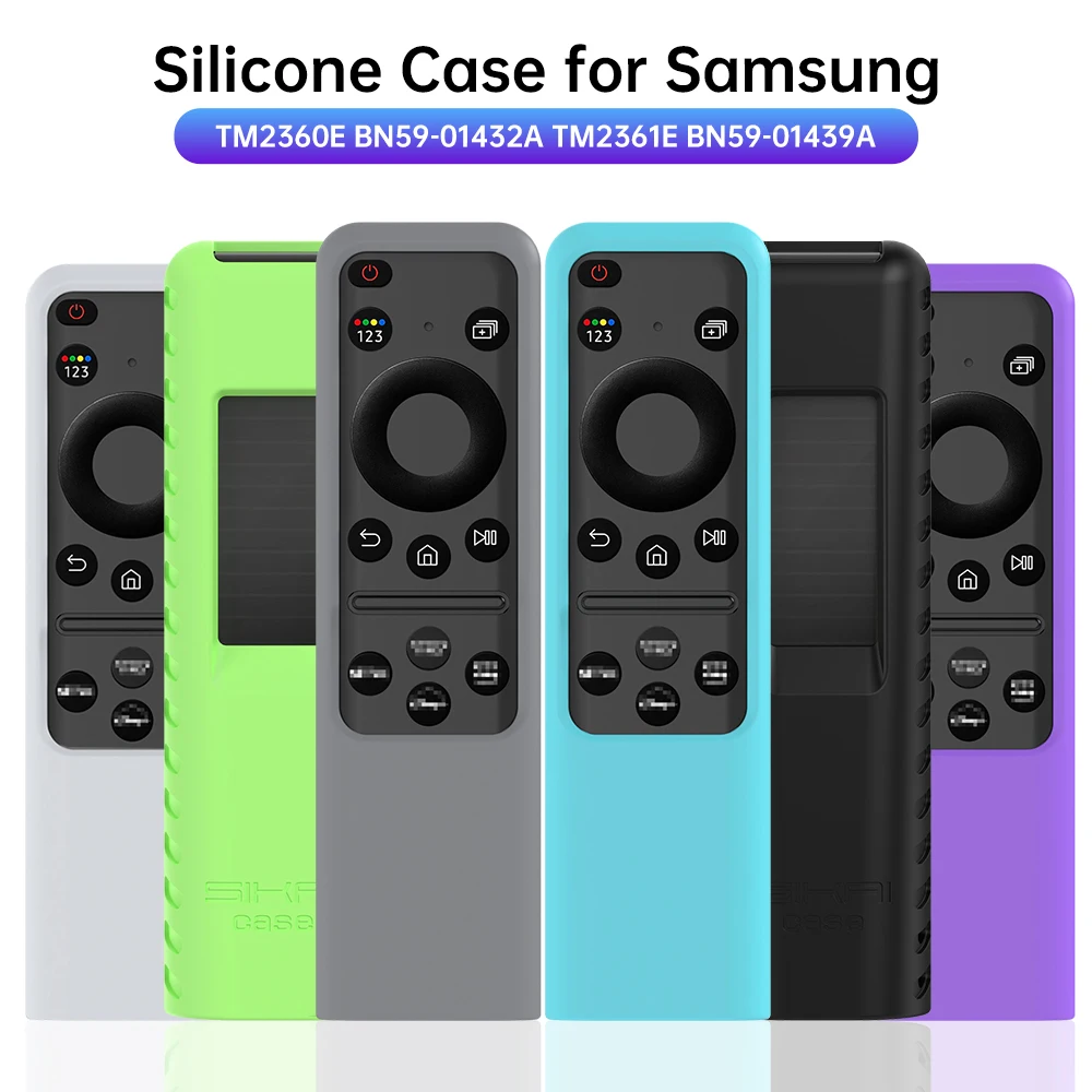 Silicone Case for Samsung 2023 SolarCell TM2360E BN59-01432A TM2361E BN59-01439A BN59-01432J Solar Smart TV Remote Cover