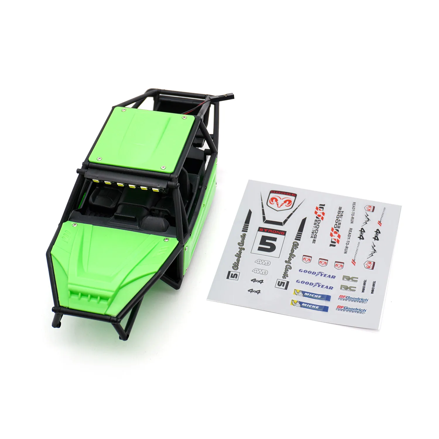 6.10in/155mm Wheelbase ABS Hardtop Body Shell Kit For 1/18 RC Crawler TRX4M Bronco Defender Wrangler Chassis RC Car Shell Parts