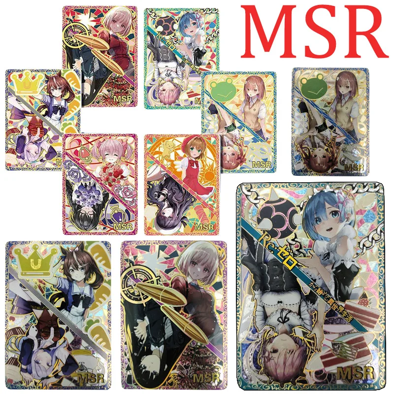 Goddess Story MSR Rem Kaname Madoka Lycoris Recoil Tomoyo Daidoji Misaka Mikoto Collectible cards for holiday gifts