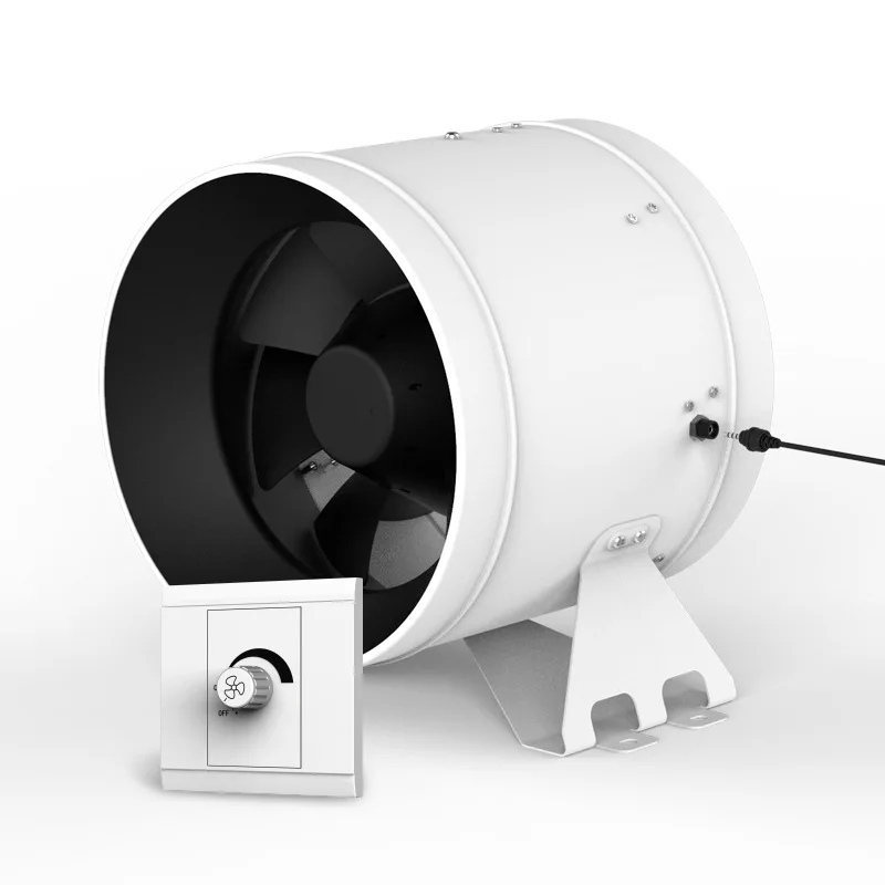12 Inch Metal Axial Duct Fan 220V Round Exhaust Fan Industrial Ventilation Blower