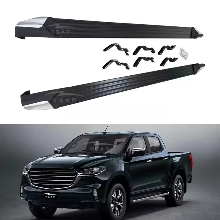 Auto 4x4 Aluminum Alloy Black Luxury Exterior Body Parts Side Step Nerf Bar Running Board for  BT50 2021