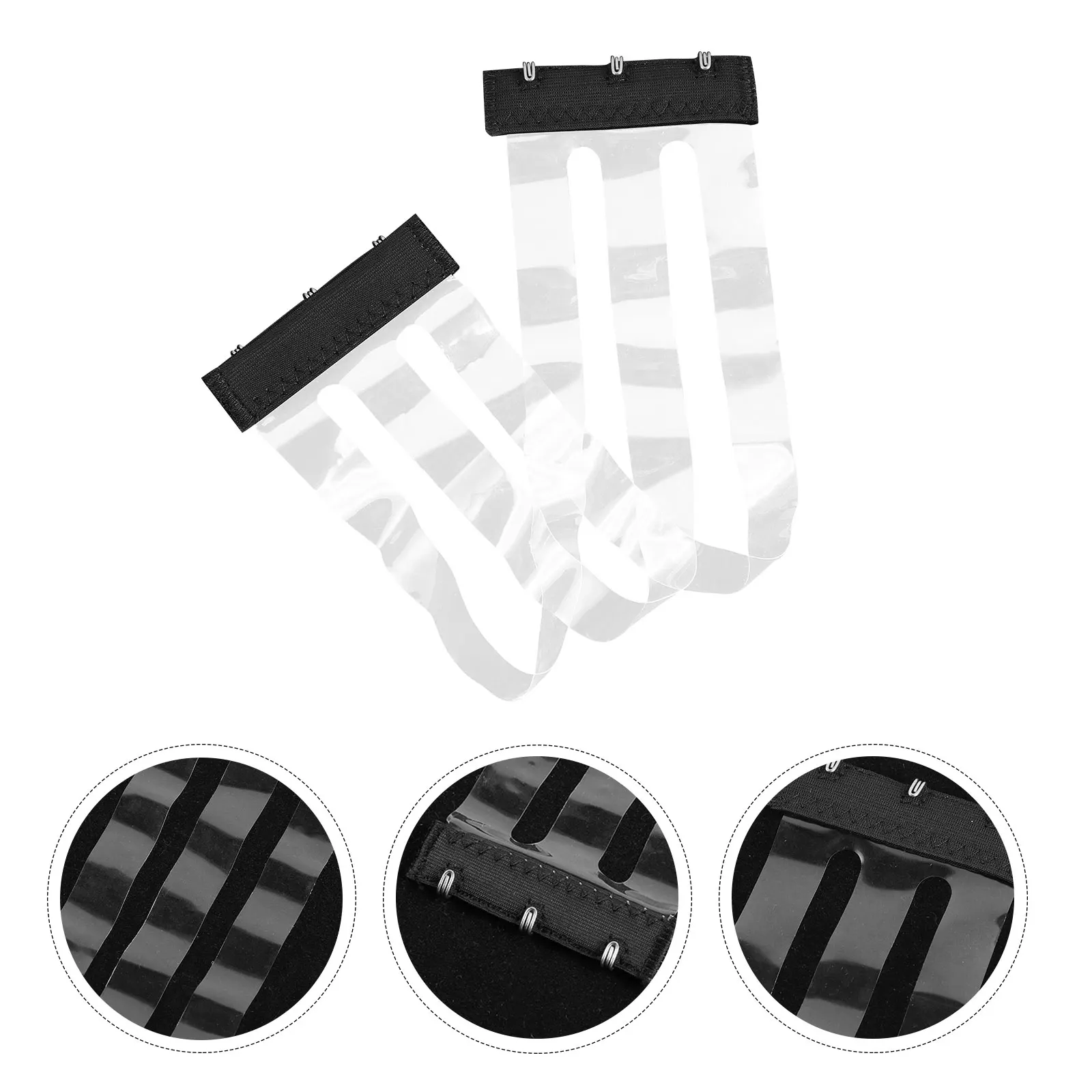 

1pcs For Women Girls Elastic Strap Extension Invisible Accessory Stretch Band 3 Hook Extender Replacement Strong Hooks