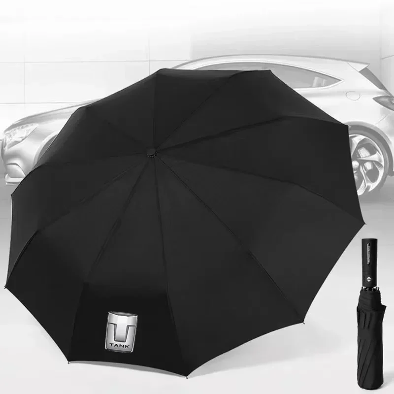 

Car TANK Logo Fully Automatic Folding Sunshade Umbrella For Great Wall GWM TANK300 TANK400 TANK500 PHEV Car Umbrella Accessories