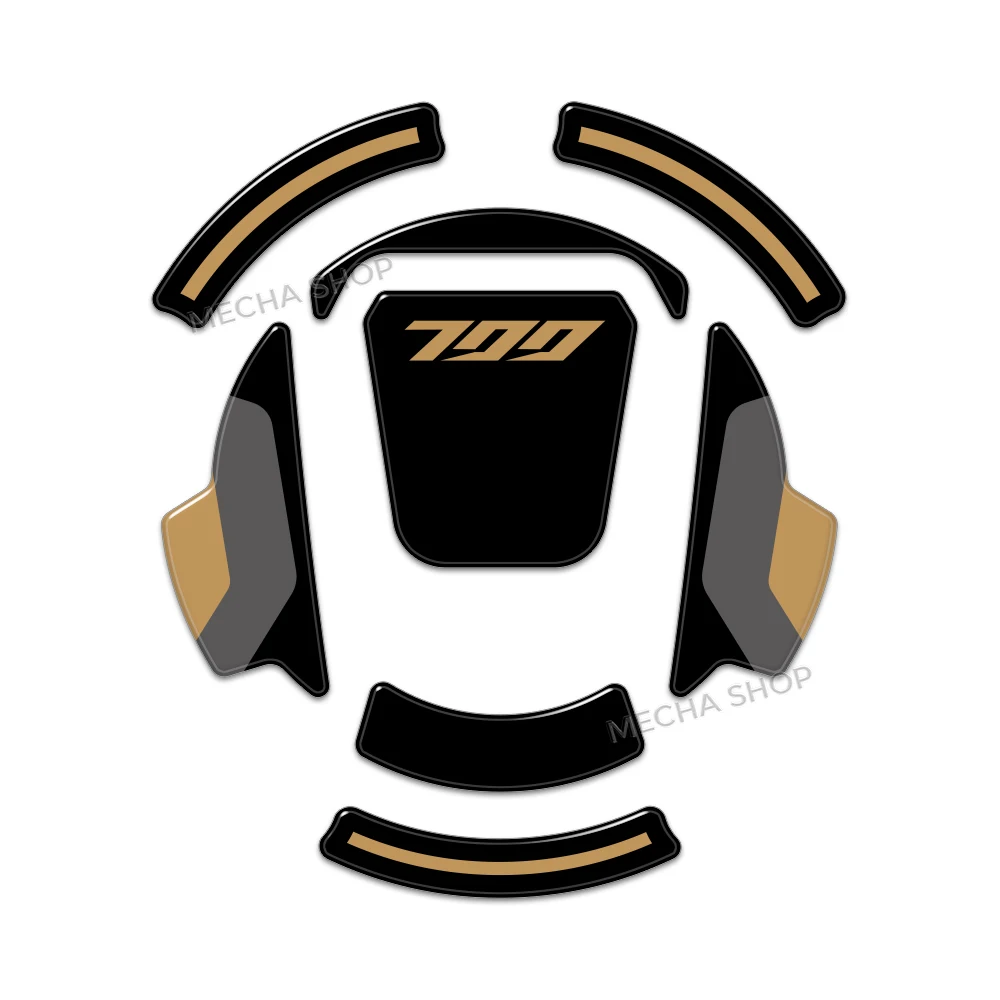 Voor CFMoto 700 MT Adventure 2025 MT700 ADV Nebula Zwart 700 MT Adv Nebula Wit Brandstoftank Pad Sticker Bescherming motorfiets Decal