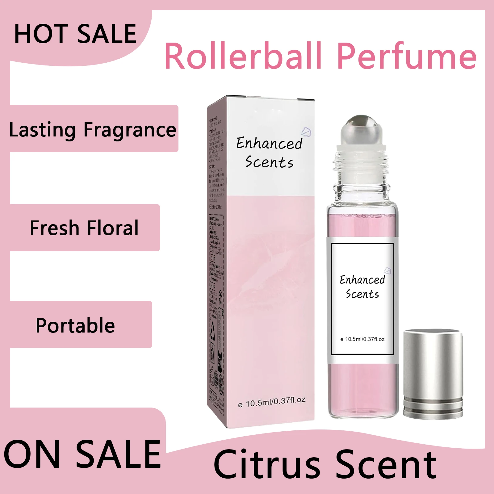 Rollerball Perfume Fresh Natural Long Lasting Dating Niche Fragrance On-the-go Long Lasting Rollerball Perfume