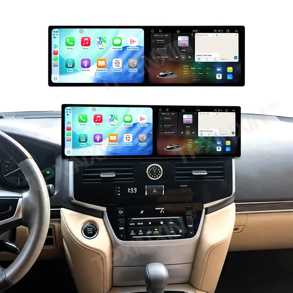 

Android Car Multimedia Player For Toyota Land Cruiser 2016-2022 Auto Radio GPS Navi Stereo 18.2 Inch Touch Screen Carplay HiCar