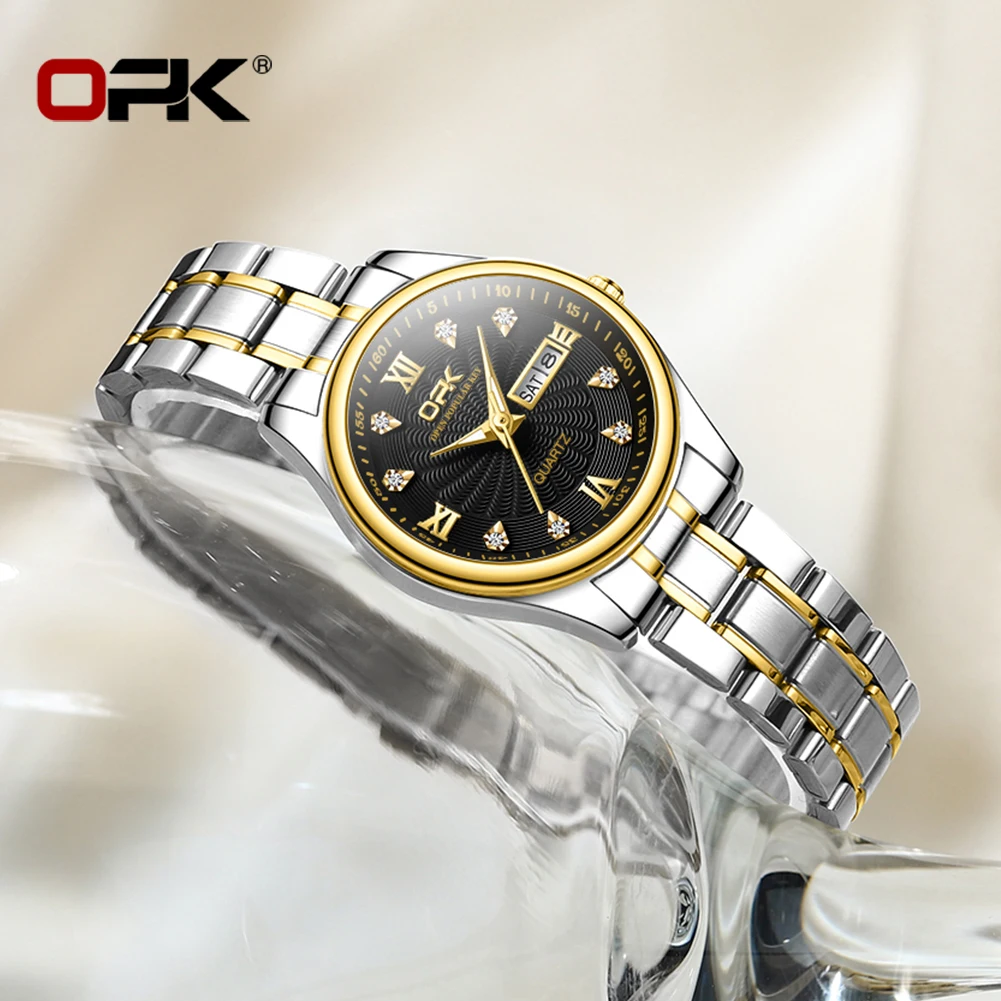 OPK 8103 Ladies Watches Original Quartz Wristwatch Waterproof  Watches For Womens Day Date Watches Elegant Lady Reloj Mujer
