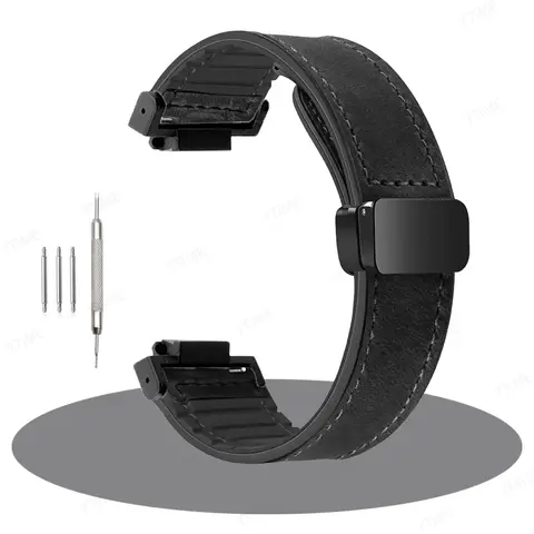 Bracelet en cuir et Silicone, 16mm, pour montre Casio G-SHOCK GA110 100 120 GA900 GA2100 DW-5600 GW-B5600 GW-M5610 GLS-8900, Bracelet