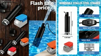 

Water Transfer Pump For Bosch For Dewalt 18V Battery Adapter For Pool Water Beds Power Tool Accessories