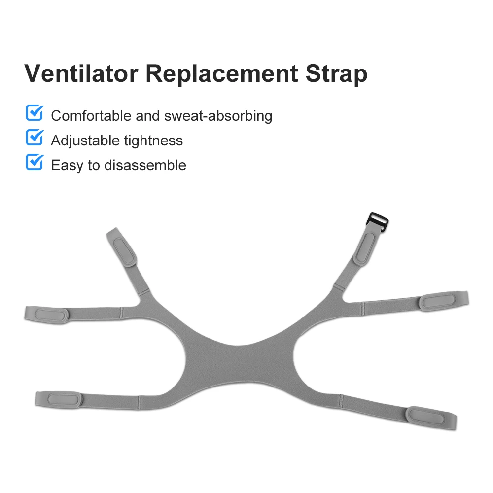 Replacement Headgear Straps Compatible with F&P Simplus Full Face Mask & Eson 2 Nasal Mask, Adjustable CPAP Headband