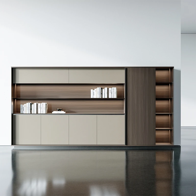 Modern Steel Wooden File Cabinets for Office School Workshop Home Hospital Use Stylish Modular Document Storage Solution