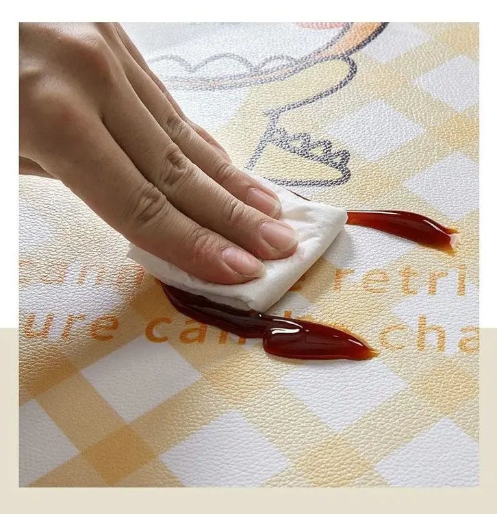 1pcs Children's study desk mat with erasable ring, light luxury and high-end feel, rectangular shape that can be cut, waterproof