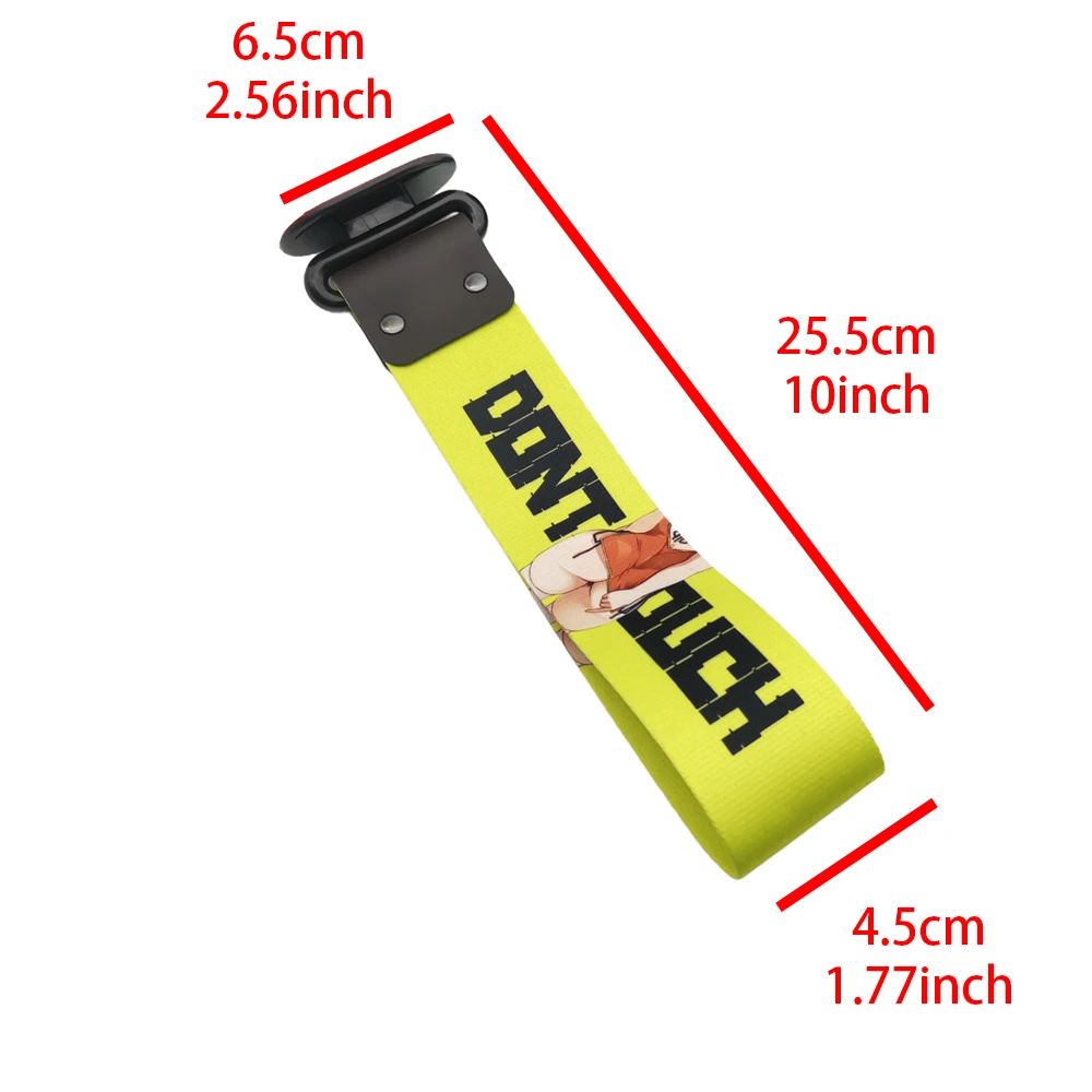 Universal Car JDM Pendant Tow Strap Belt Tow Rope Ribbon Car Decor Sticker Trailer Ropes Bumper Towing Strap