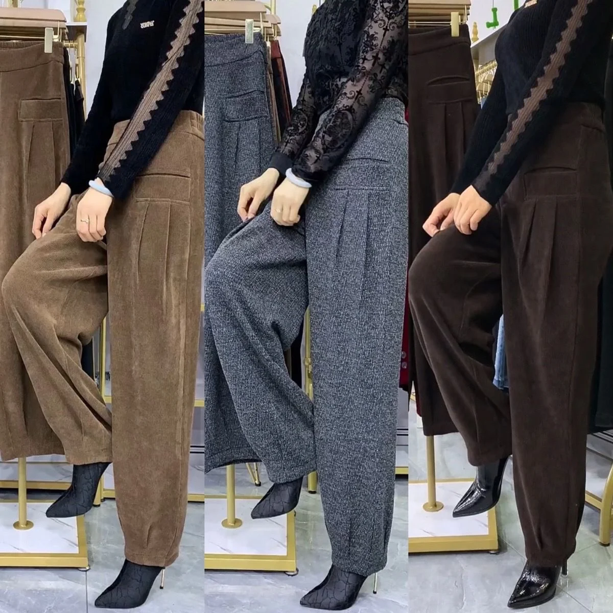 Harun Trousers Women's Style Casual Fashion Pants High Korean Fashion Women Clothing Y2k Pants