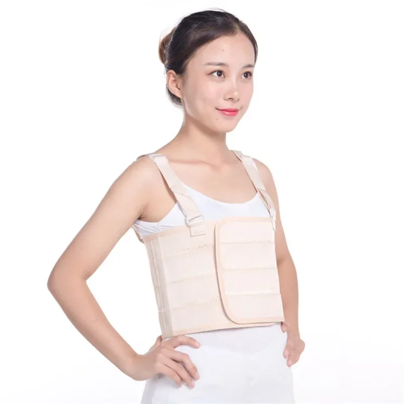 Waist Support Belt Strap Type Full Elastic Rib Belt Fracture Fixation Protector Adjustable Rehabilitation Nursing Sternum Belt