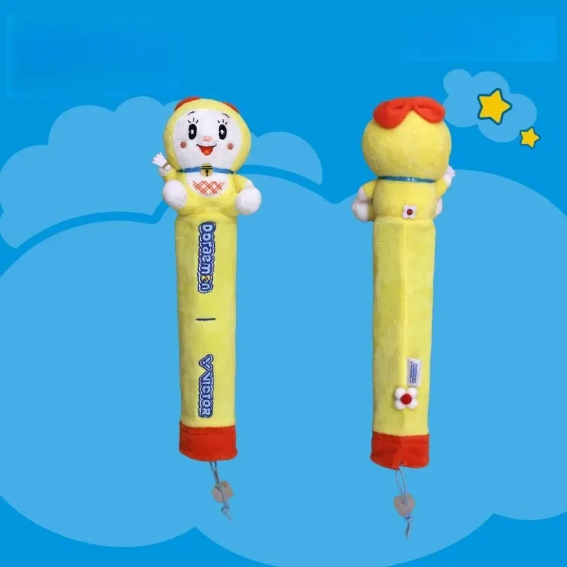 Cartoon Creative Doraemon Racket Handle Protective Cover Badminton Racket Decoration Doll Protective Cover Friends Holiday Gift