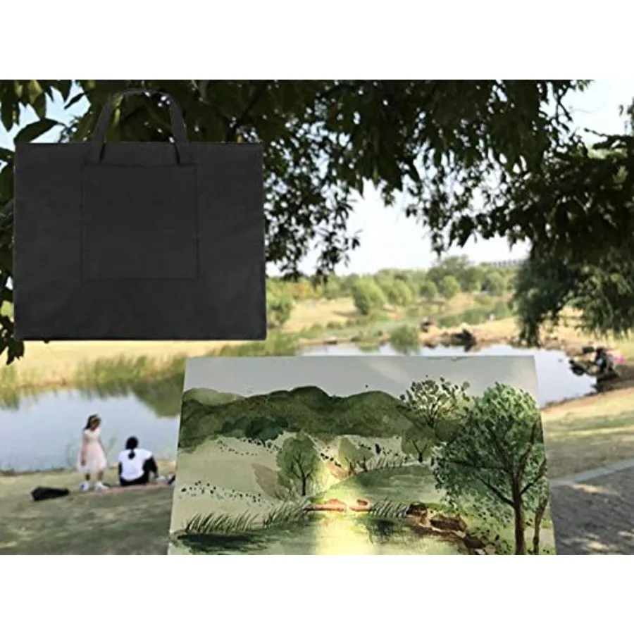 A2 اللوحة رسم مجلس حقيبة التخزين مقاوم للماء الفن حمل حقيبة قماش الفن محفظة حافظة ملفات كبيرة حقيبة يد للفن