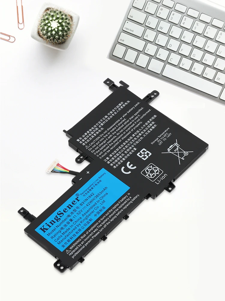 KingSener B31N1842 Bateria do laptopa ASUS VivoBook 15 F513EA K513E KM513UA M513IA S513EA S531F S533UA X513EA X531FA X531FL 42WH — zdjęcie produktu 7