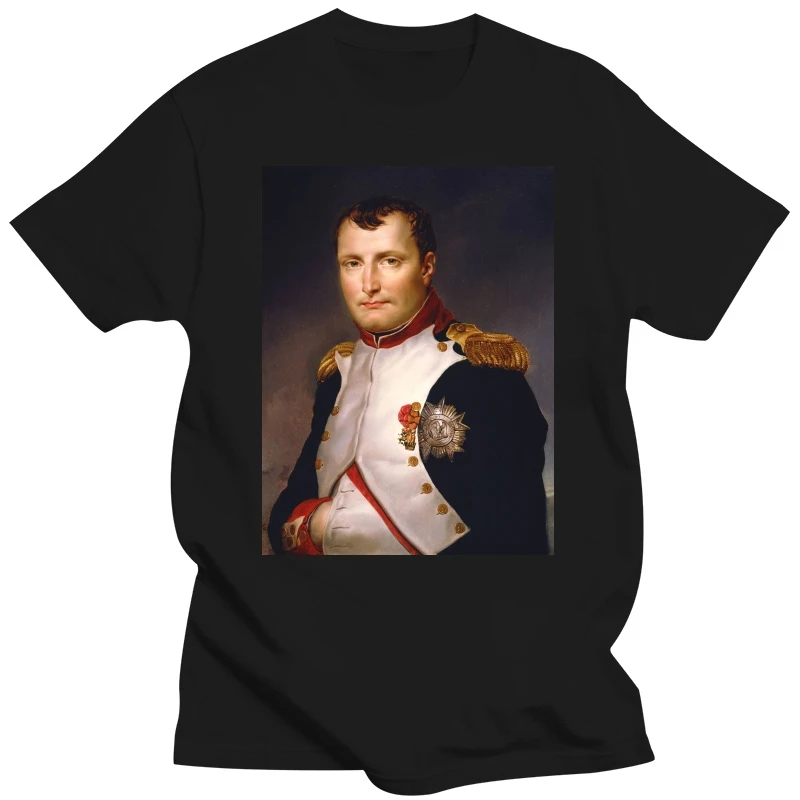 Napoleon Bonaparte T Shirt Portrait Photo Mens 2020 Men T-Shirt Size S-Xxl Personality Custom Tee Shirt