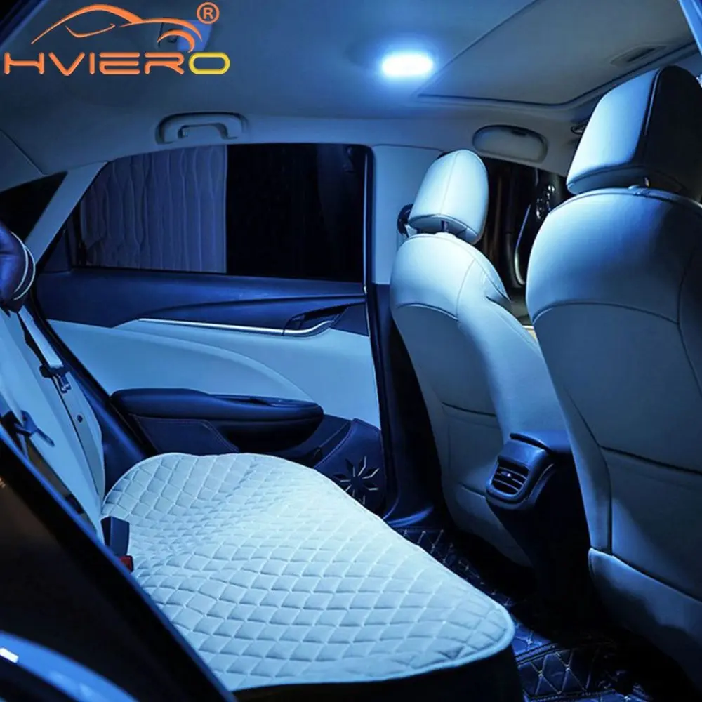 1PCS Car Interior Light Roof Dome Lamp Reading Auto License Plate Trunk 10Led Door Touch Night Portable Wireless Ceiliing Bulb
