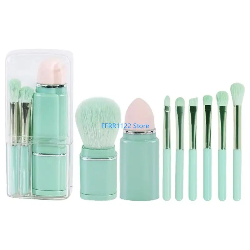 Y1uf essentiële oogborstelset cosmetische borstels ontworpen voor reizen gemak