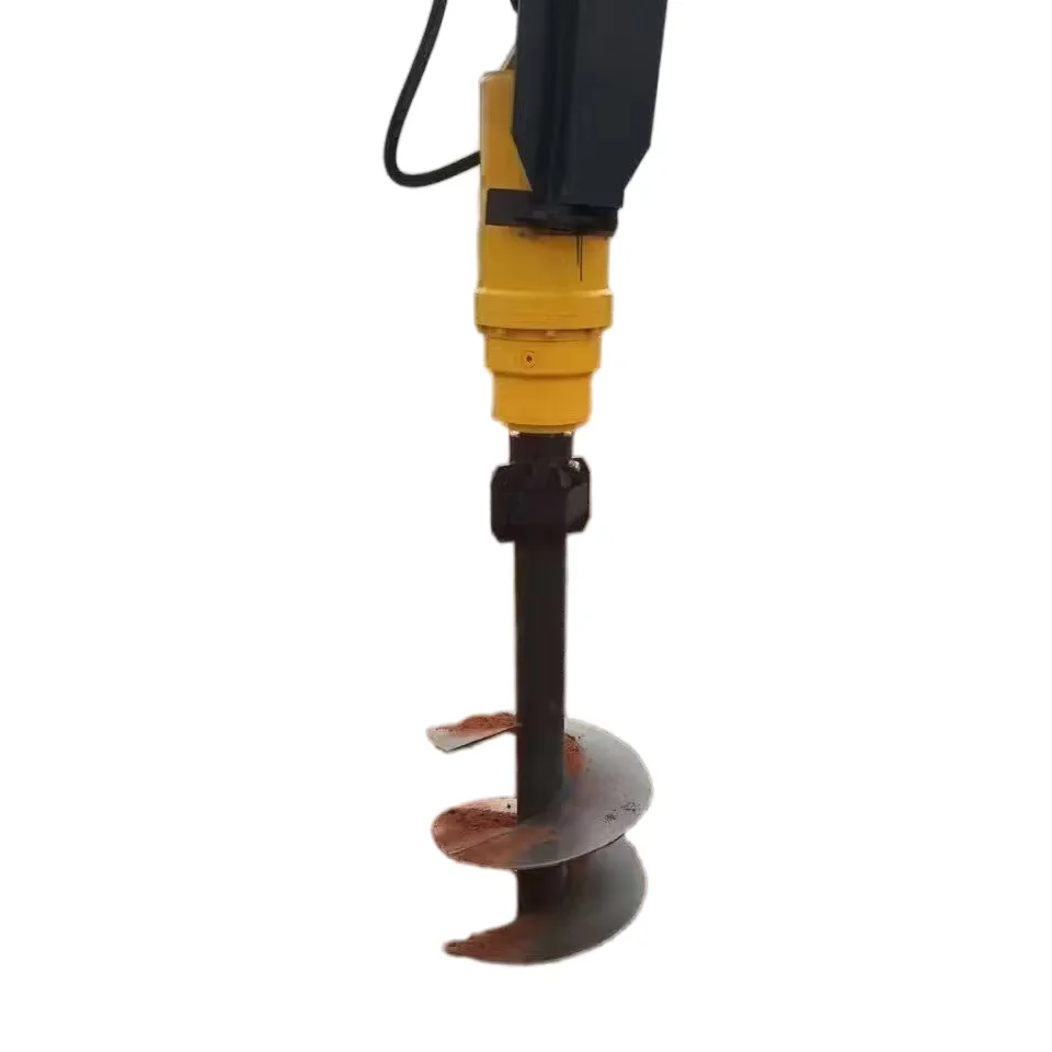ZS50 Model 4.5-7 Ton Excavator Attachments Hydraulic Power Earth Drills Construction Machinery Auger Drills Machine Hydraulic