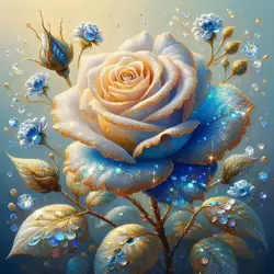 GATYZTORY 5D DIY Diamond Painting Rose Flower Mosaic Full Square/Round Drill Embroidery Floral Home Decor Cross Stitch Kits