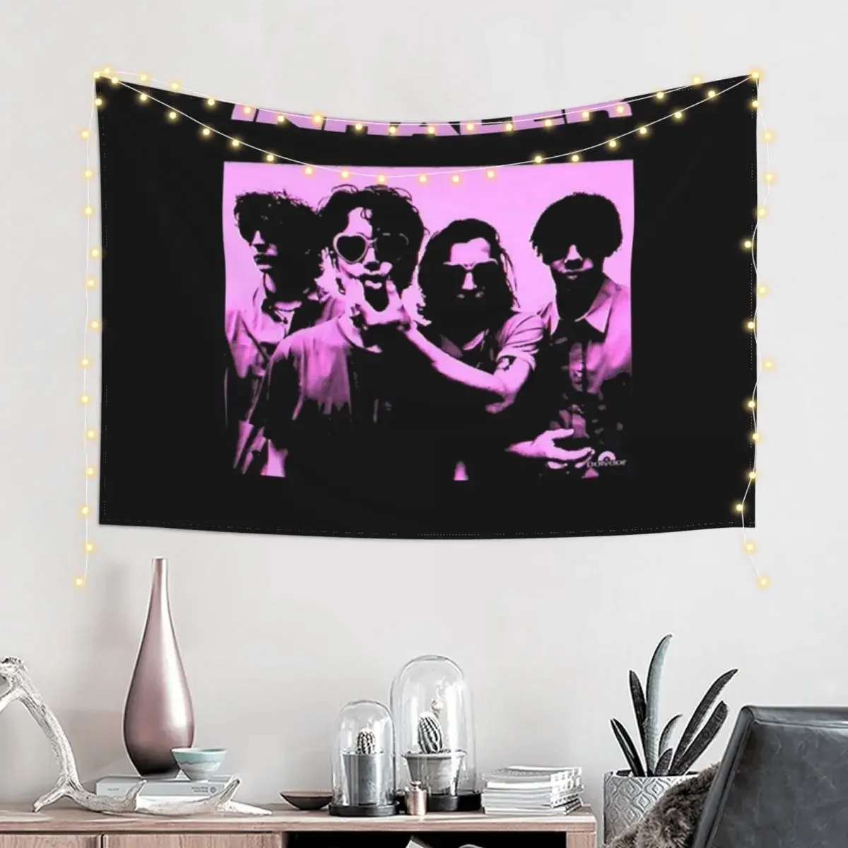 inhaler band, inhaler, band, elijah hewson, indie, josh jenkinson, robert keating Tapestry Room Decore Aesthetic Tapestry