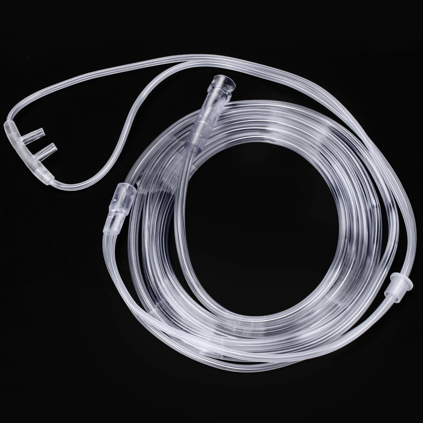 Silicone Oxygen Tube 1.5m/2/2.3m Disposable Nasal Cannula Oxygen Tube Independent Packing Medical Care Machine Breathing Cannula