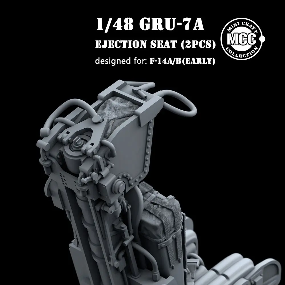 MCC 4808 1/48 GRU-7A Ejection Seat (2pcs) For F-14A/B(Early) - Upgrade Detail Set